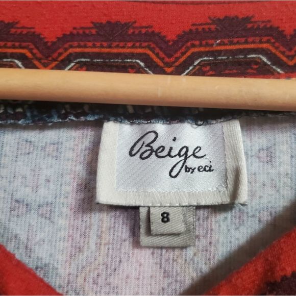 Beige by ECI 3/4 Sleeve Shift Dress 8 - Picture 4 of 5